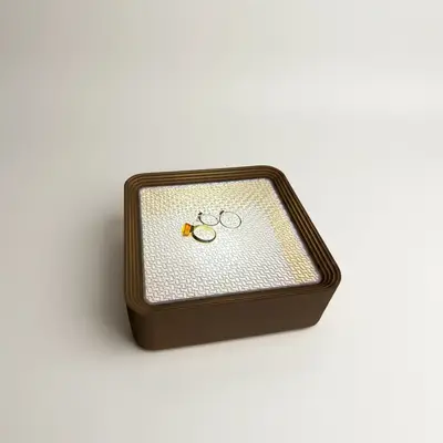 Minimal LED lamp kit with jewelry box design 001