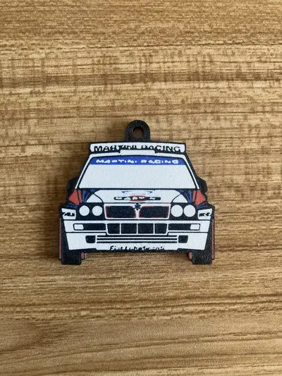 Keychain Lancia Delta Martini