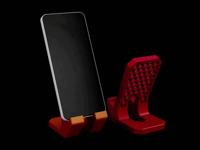 Vector Industrial Phone Stand | Honeycomb Edition