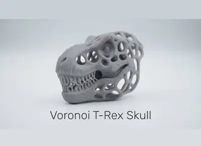 Voronoi T-Rex Skull