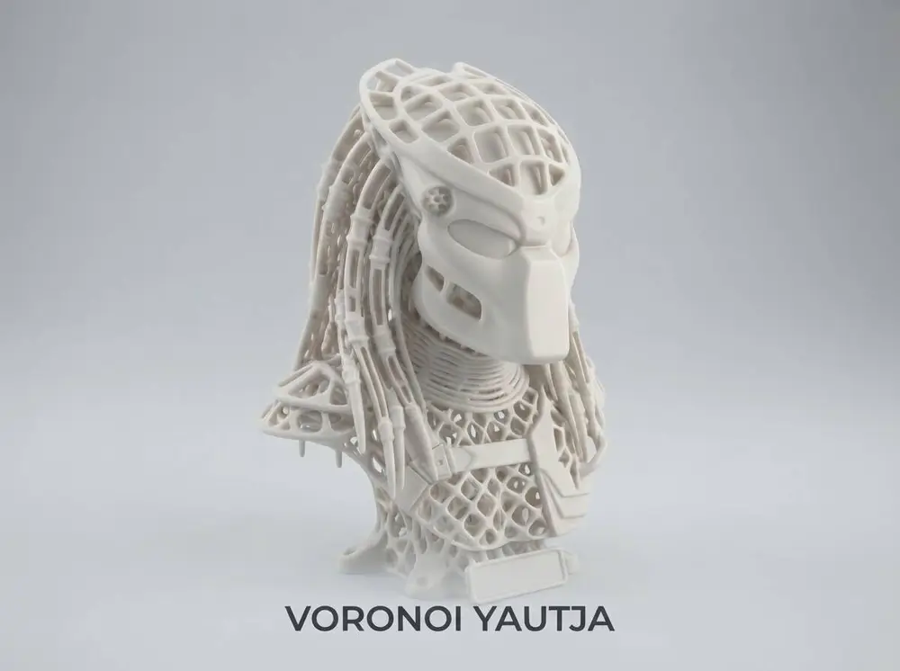 Voronoi Yautja Bust