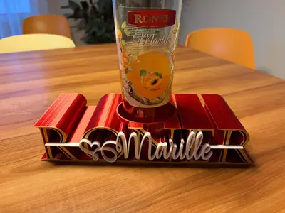 I love RONER Marille - Stand for a RONER Marille bottle