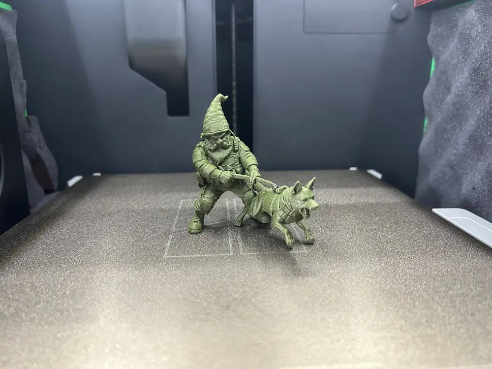 Tactical K9 Attack Gnome