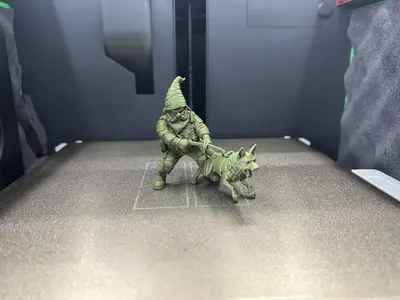 Tactical K9 Attack Gnome