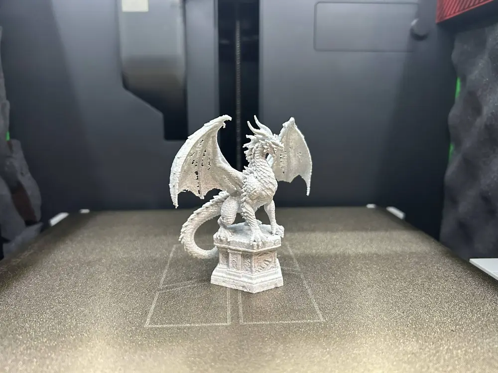 Majestic Dragon Guardian Statue