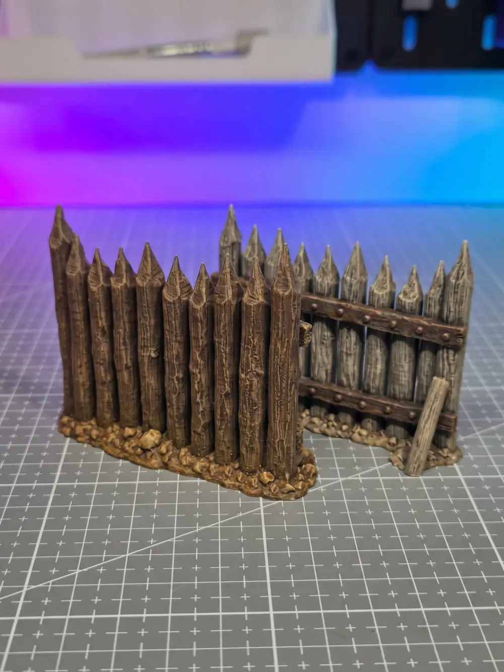 Timber Pile Wall - Grimdark Wargame Terrain
