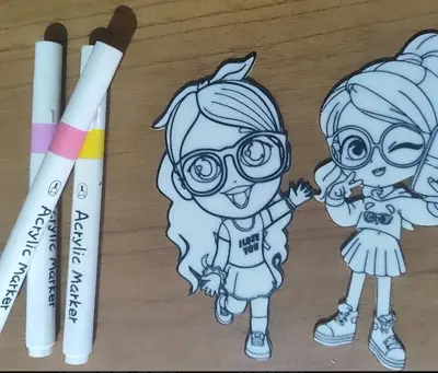Luluca para colorear