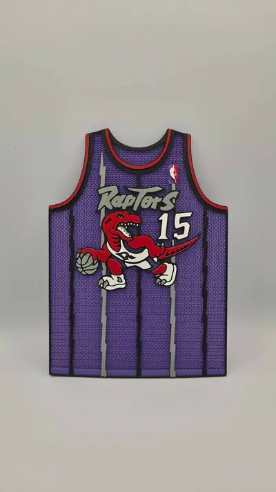 Vince Carter #15 Raptors Jersey – Exposed Infill