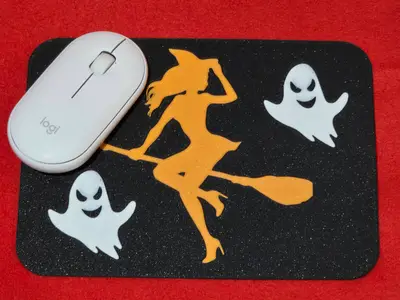 Halloween Sexy Witch Mouse Pad
