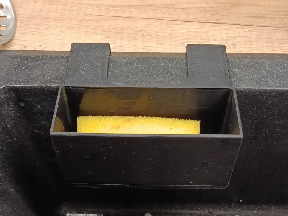 Over-the-Rim Kitchen Sink Sponge Holder