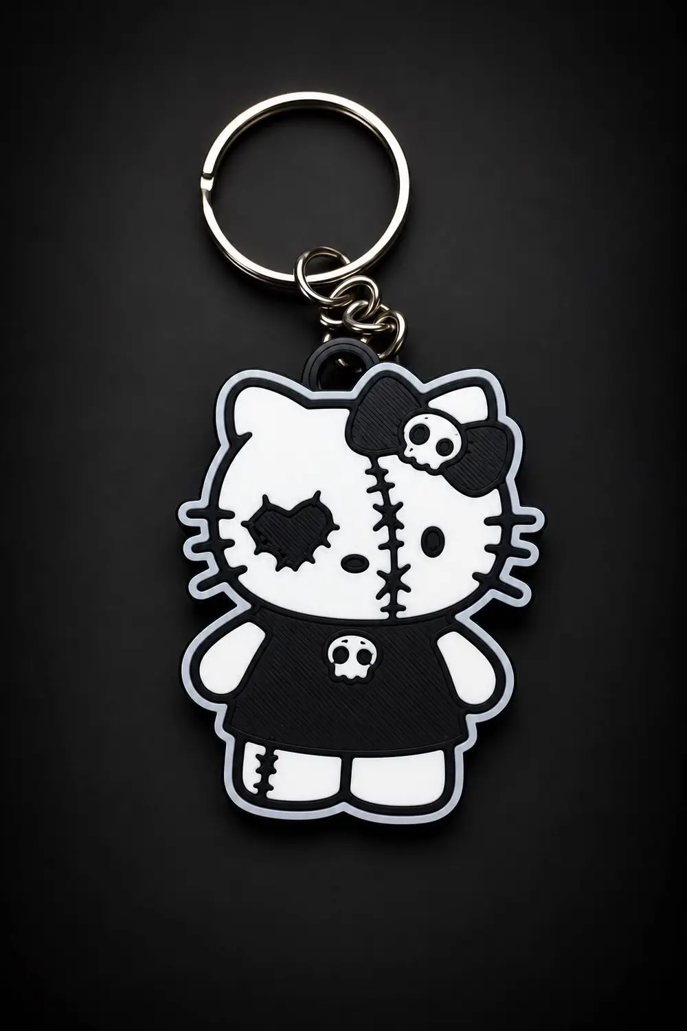 Portachiavi Gothic Hello Kitty