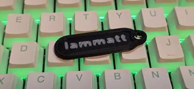 Name Tag Key chain