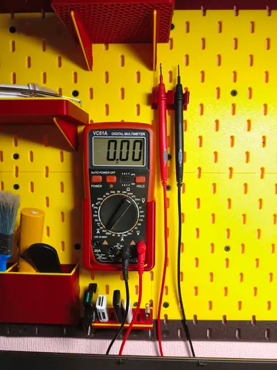 IKEA SKÅDIS Multimeter Holder & Probe Organizer