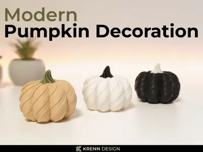 Modern Pumpkin Decoration