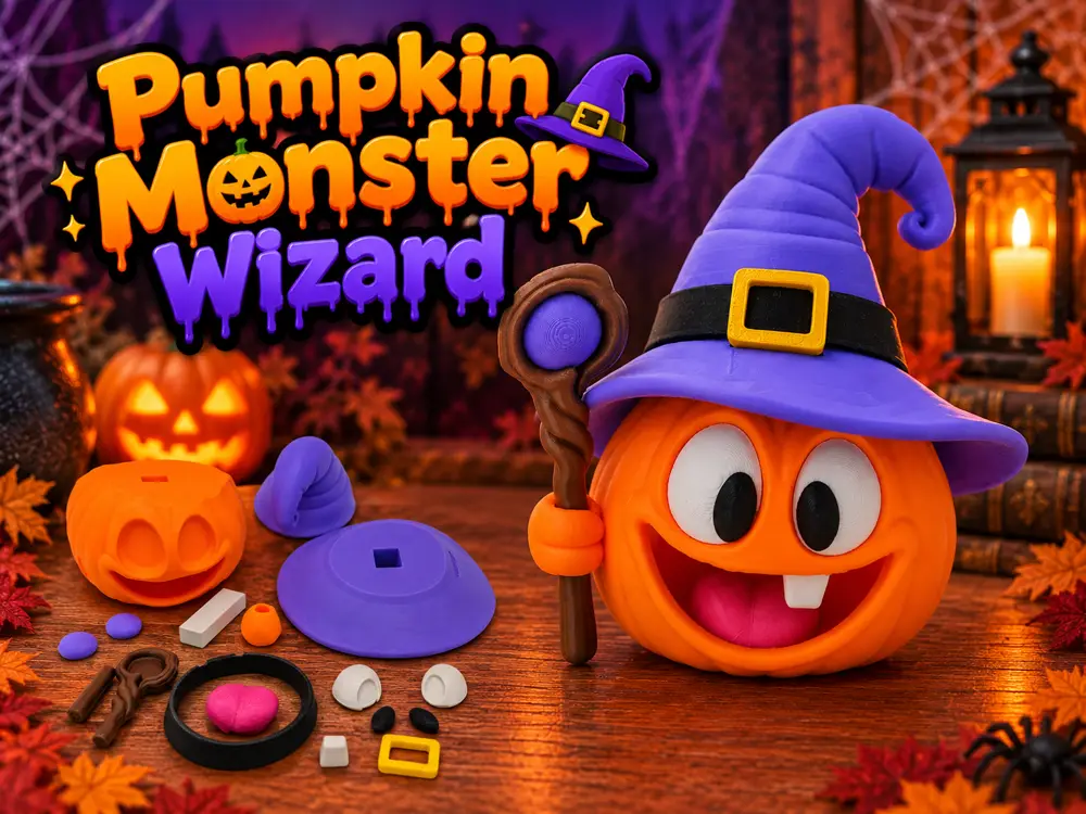 Pumpkin Monster – Wizard
