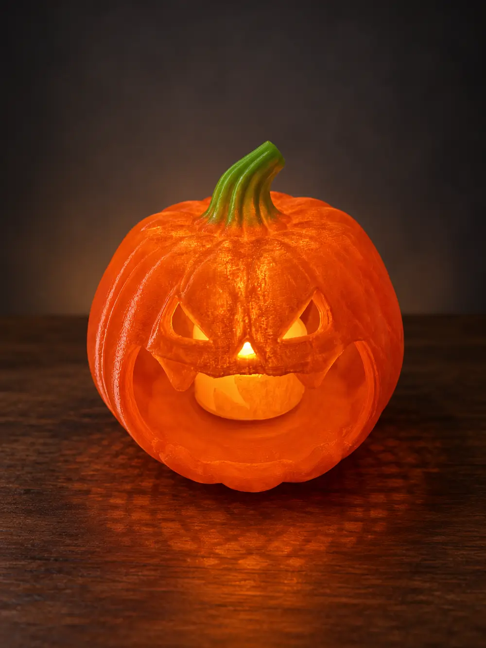 Halloween Pumpkin LED Tealight Holder