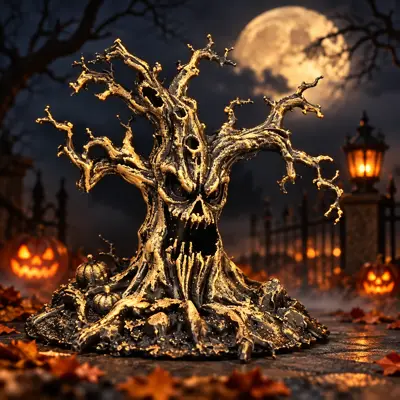 SkullTree – Haunted Halloween Tree