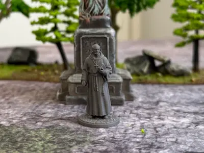 Townfolk - Priest - DND miniature