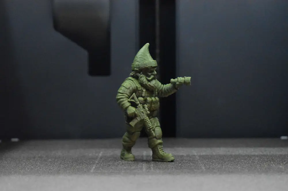 Tactical Gnome Scout with Flashlight