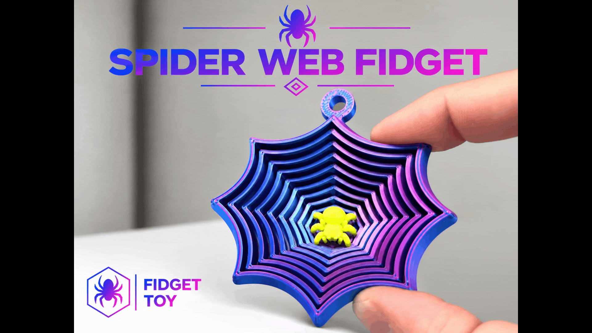 halloween spider web fidget-fidget toy articulated toy
