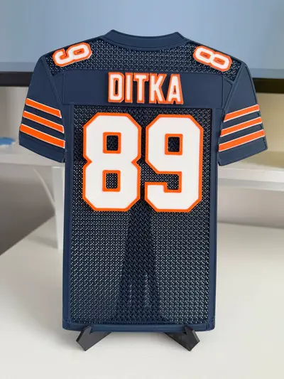 Mike Ditka #89 Bears Inspired Jersey Art