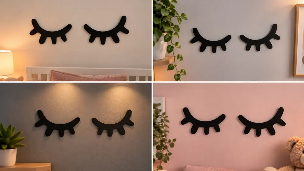 Geschlossene Augen – Moderne Wanddeko