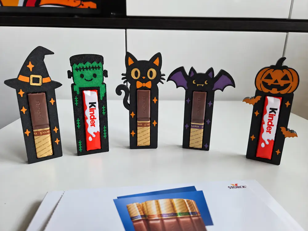 Halloween Sweets Holders - Merci, Kinder Chocolate