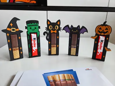 Halloween Sweets Holders - Merci, Kinder Chocolate