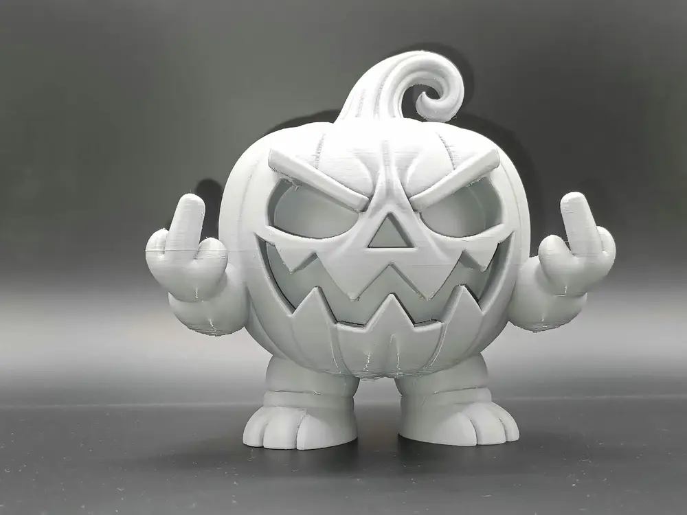 Grumpy Pumpkin – Halloween Attitude!