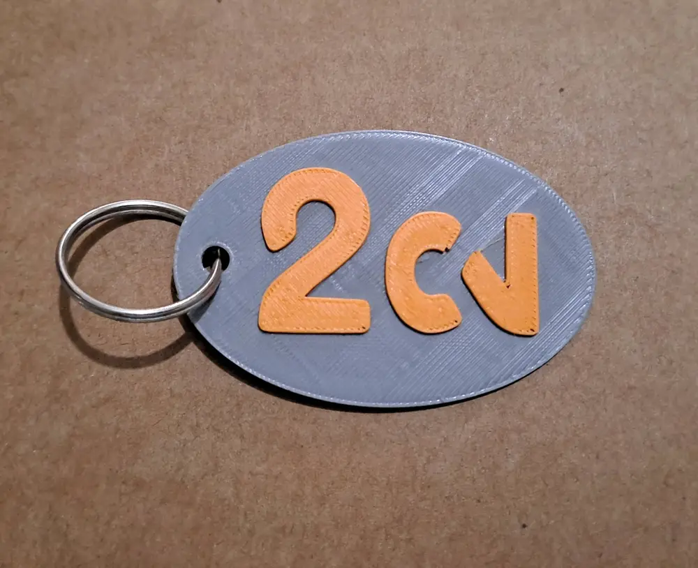 2cv keychain