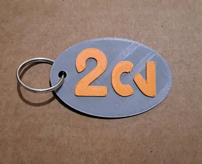 2cv keychain