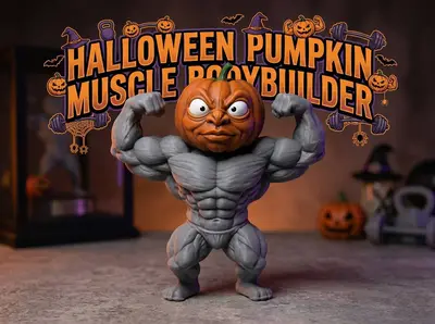 🎃🏋🏻‍♂️💪🏻The Ultimate Pumpkin Bodybuilder💪🏻🏋🏻‍♂️🎃