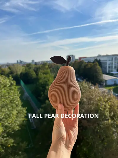 Ribbed Pear – Modern Autumn & Home Decor