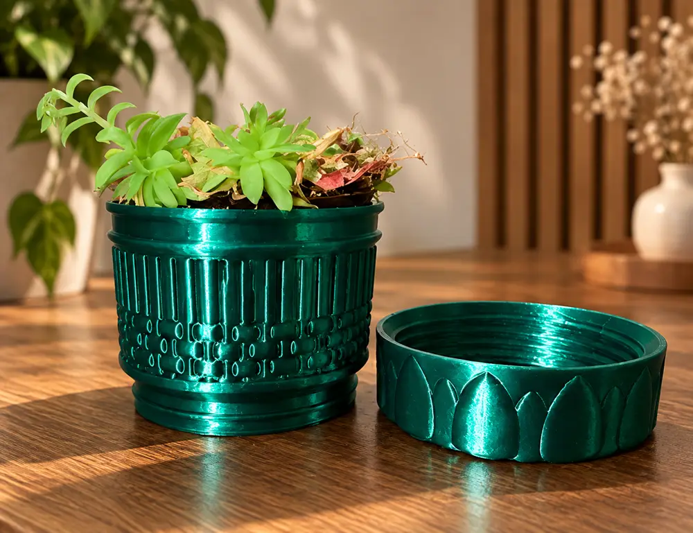 Succulent Pot – Twist-Off Base