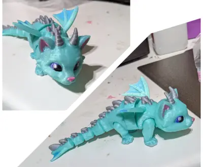 Articulated Cute Cat Dragon