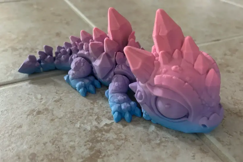Articulated Cute Crystal Dragon