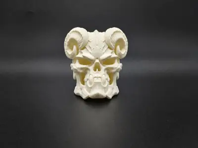 Skull of the Bone Tyrant – Dark Fantasy Halloween Display