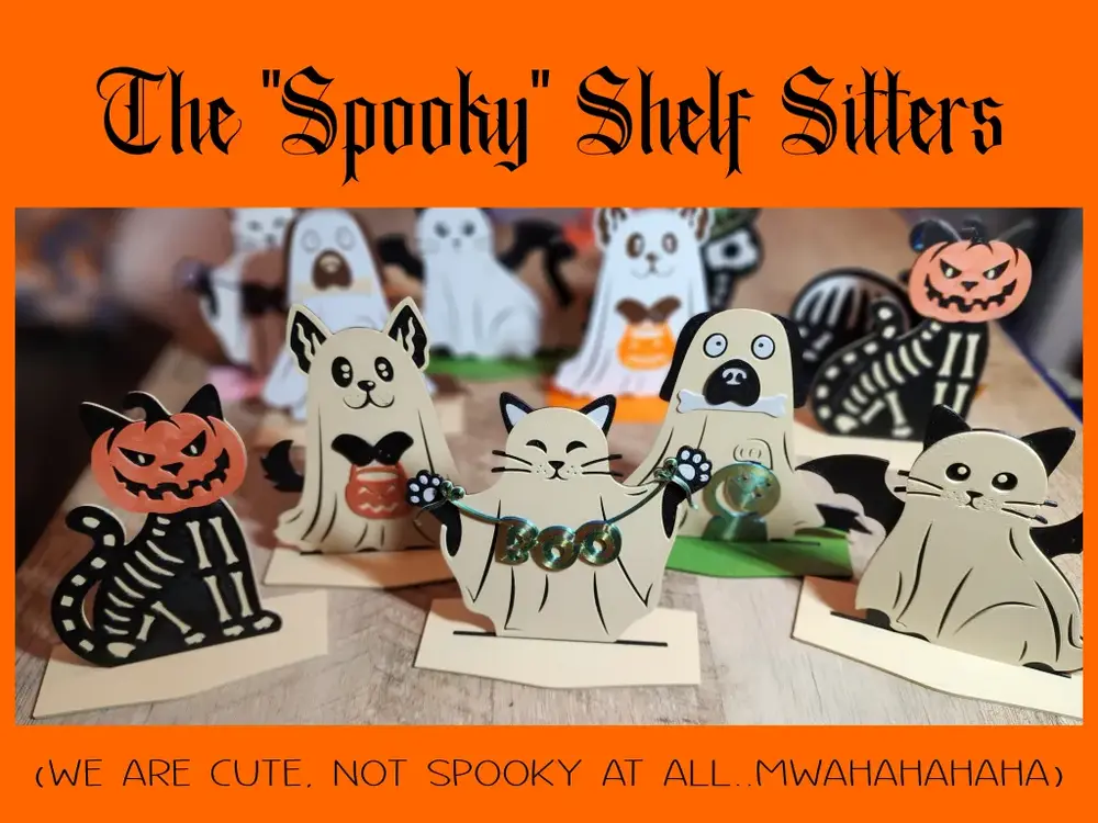 The "Spooky" Shelf Sitters