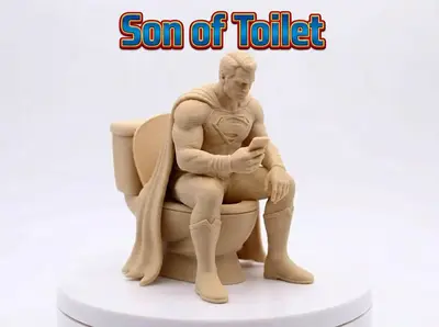 Son of Toilet: Even the Man of Steel Needs a Break!