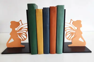 Fairy Butterfly Bookend - Decorative Book Nook - Fairy Book Stand