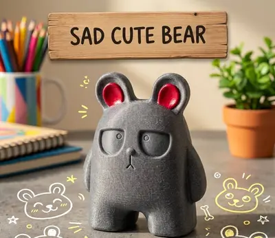 🐻😒Sad Cute Bear😒🐻🐻😒