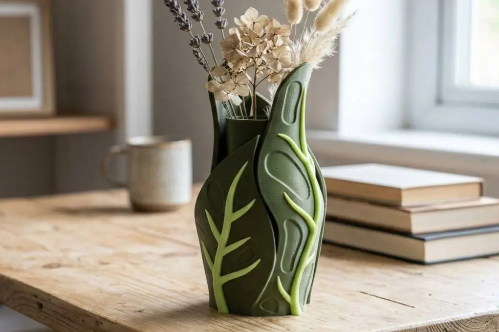 Leaf Vase – Nature-Inspired Decorative Flower Vase