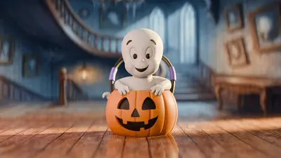 Casper the Friendly Ghost – Pumpkin Figurine