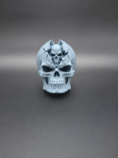 Skull Within a Skull – Halloween Horror Prop
