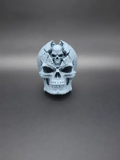 Skull Within a Skull – Halloween Horror Prop