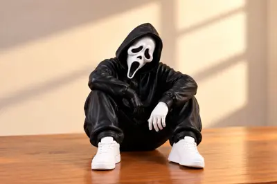 Halloween Ghostface Streetwear Figurine