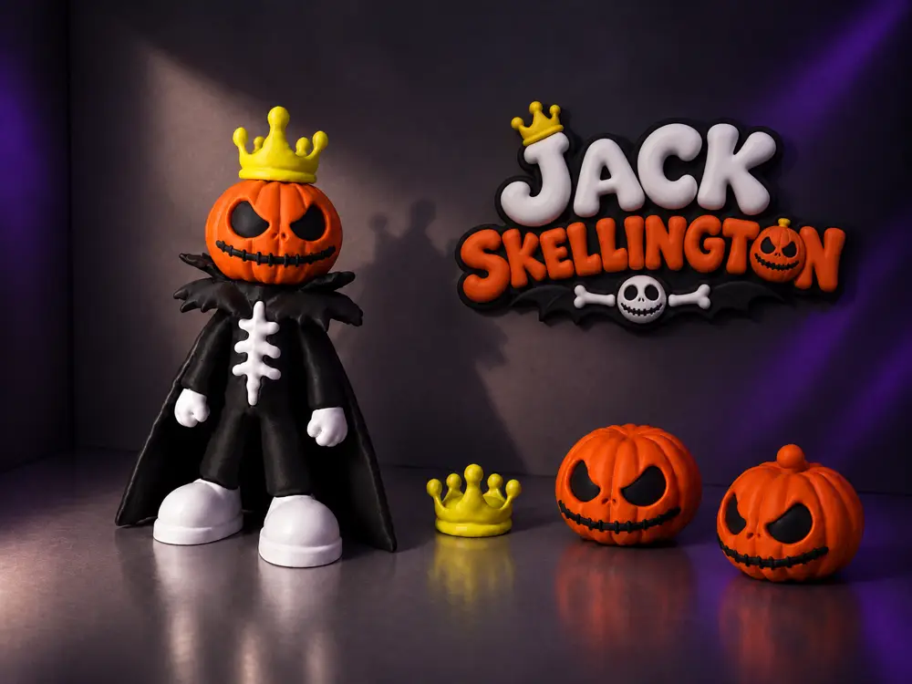 Jack Skellington Pumpkin King - Halloween Toy