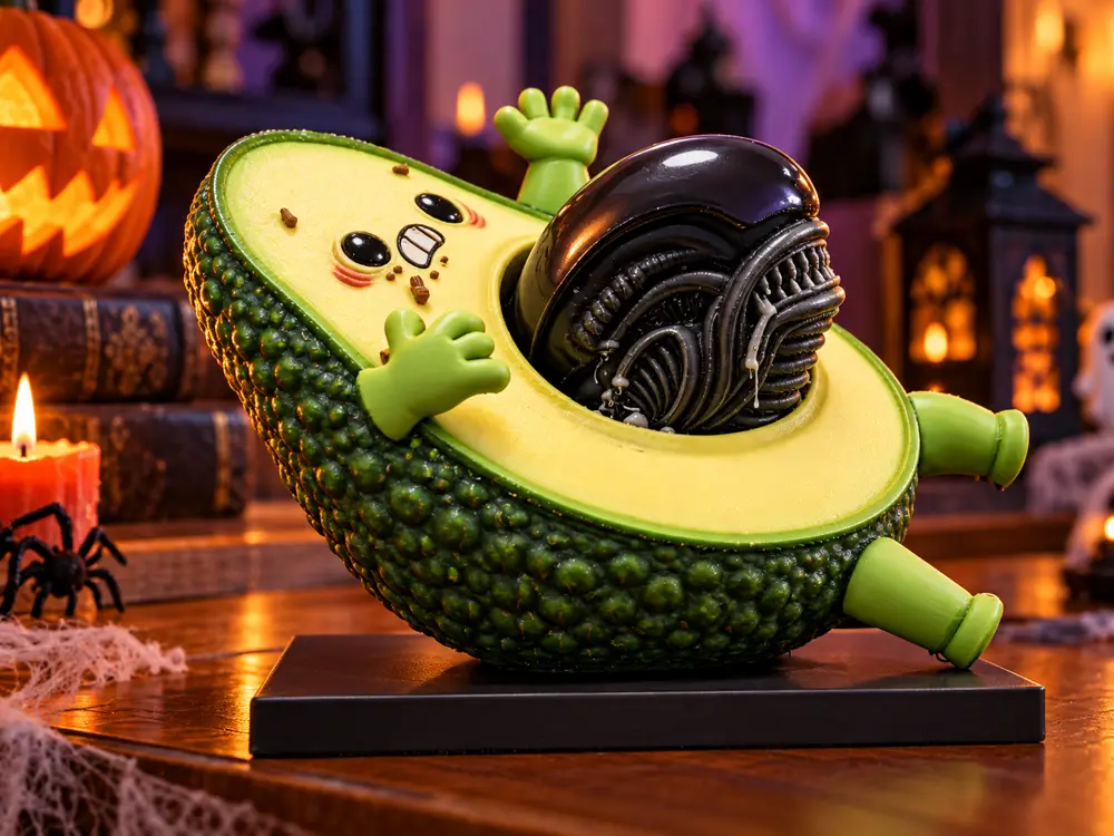 AvocAlien – The Alien Avocado | Halloween Fanart
