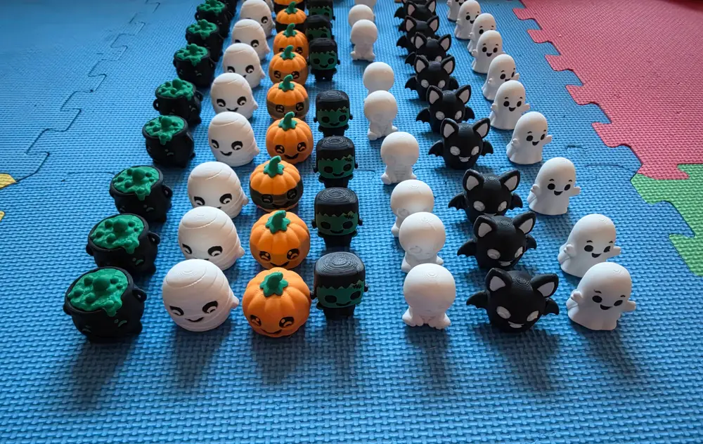 Little Spooky Squad – Cute Halloween 3D Print Collection.