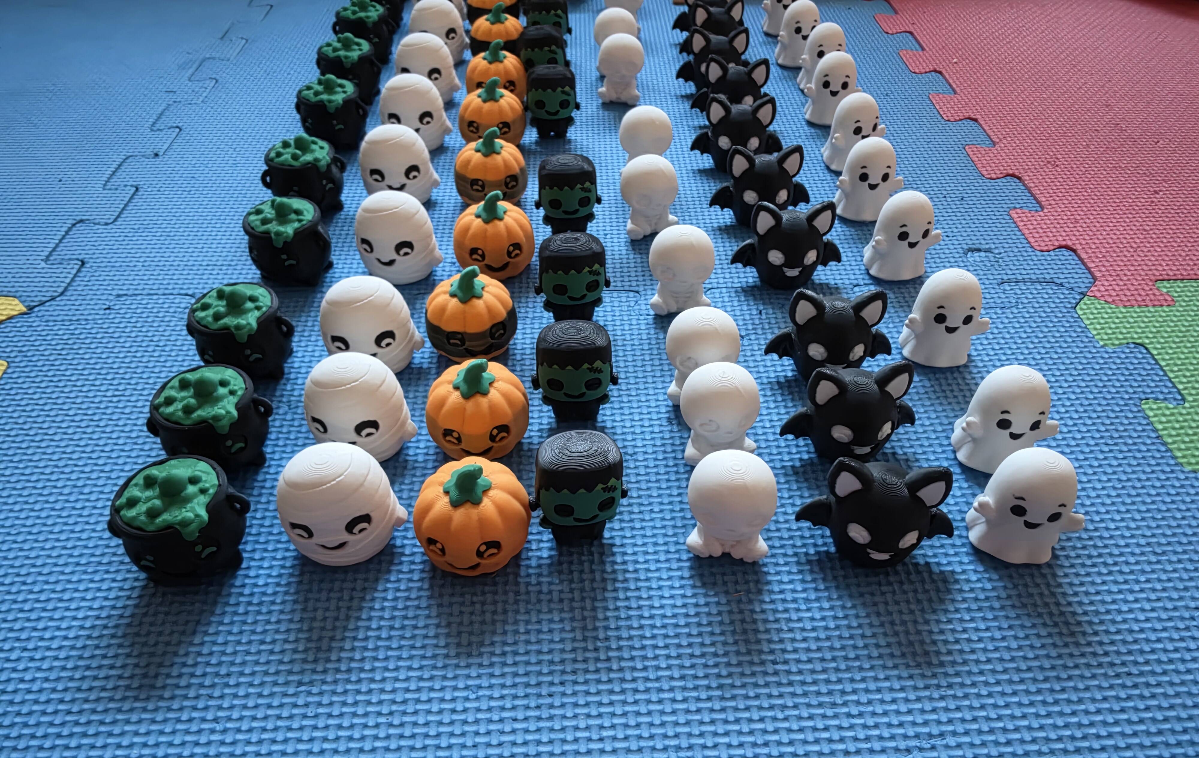 Little Spooky Squad – Cute Halloween 3D Print Collection.